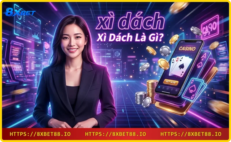 Bài xì dách với lá Át và K - tổng điểm 21
