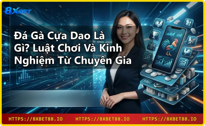 Cận cảnh cựa dao sắc bén gắn trên chân gà chọi, ánh sáng neon xanh dương