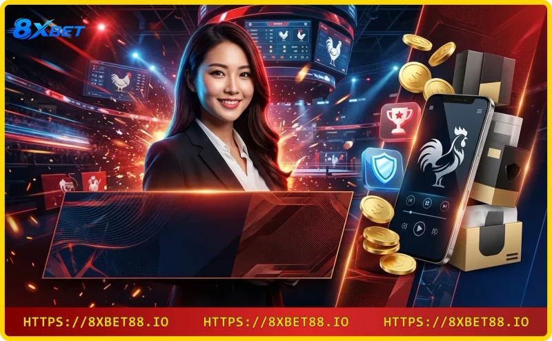 Cận cảnh đầu gà chọi nam mỹ American Game với lông óng ánh xanh dương và xanh lục