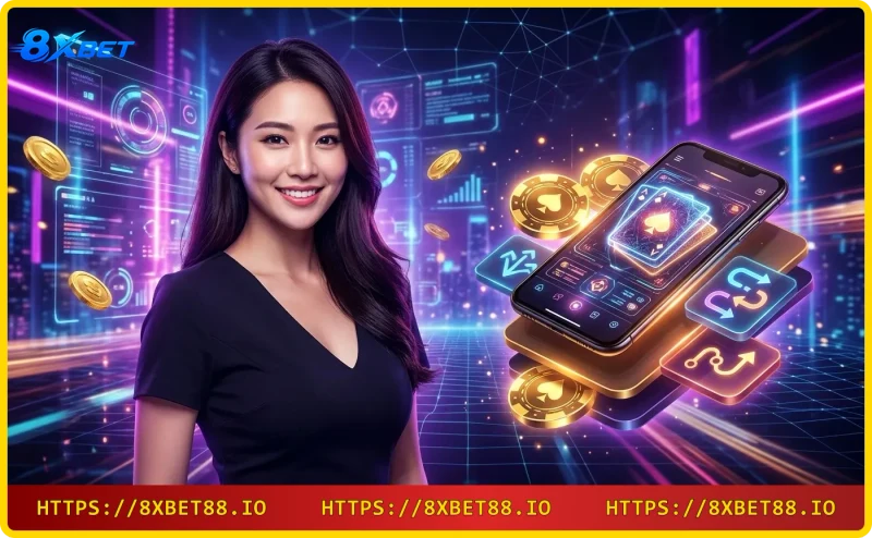Chơi xì dách trên điện thoại tại 8xbet