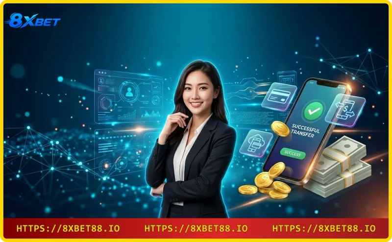 So sánh các phương thức rút tiền 8xbet: ngân hàng, ví điện tử, thẻ cào